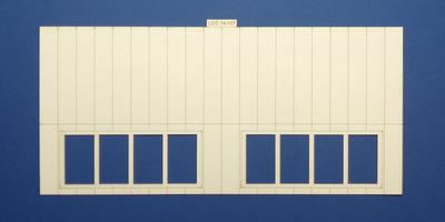 LCC 74-107 O gauge north light style engine shed roof panel